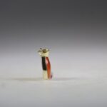 Carneool hanger (gold plated)