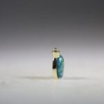 Chrysocolla hanger (gold plated)