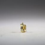 Citrien hanger, facet geslepen