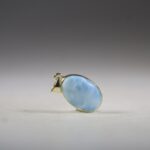 Larimar hanger (gold plated)