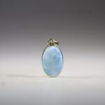 Larimar hanger (gold plated)