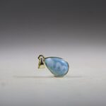 Larimar hanger (gold plated)