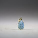 Larimar hanger (gold plated)