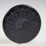 Shungit sticker 'Yin Yang'