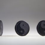 Shungit sticker 'Yin Yang'