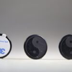 Shungit sticker 'Yin Yang'