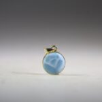 Larimar hanger (gold plated)