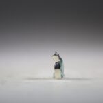 Aqua Kyaniet hanger (facet geslepen)