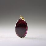Rhodoliet of Framboosgranaat Hanger (gold plated)
