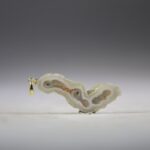 Solar Quartz (Zonnekwarts) Hanger gold plated