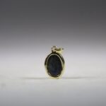 Lapis Lazuli hanger (gold plated)