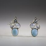 Ocean Blue Oorhangers