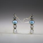 Ocean Blue Oorhangers