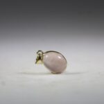 Maria Magdalena Opaalkwarts hanger (gold plated)