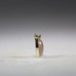 Maria Magdalena Opaalkwarts hanger (gold plated)