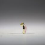 Maria Magdalena Opaalkwarts hanger (gold plated)