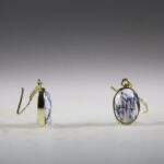 Mount Shasta Opaal Oorhangers (gold plated)