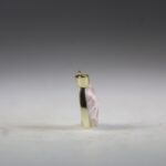 Natroliet Roze (Rhodatroliet) Hanger (gold plated)
