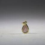 Natroliet Roze (Rhodatroliet) Hanger (gold plated)