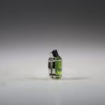 Peridoot hanger, facet geslepen