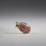 Rhodochrosiet hanger (gold plated)