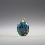 Turkoois met Pyriet hanger (gold plated oogje)