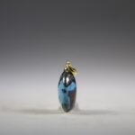 Turkoois met Pyriet hanger (gold plated oogje)