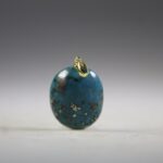 Turkoois met Pyriet hanger (gold plated oogje)