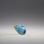 Turkoois met Pyriet hanger (gold plated oogje)