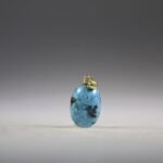 Turkoois met Pyriet hanger (gold plated oogje)