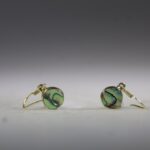 Abalone Schelp oohangers (gold plated)