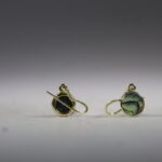 Abalone Schelp oohangers (gold plated)