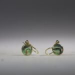 Abalone Schelp oohangers (gold plated)