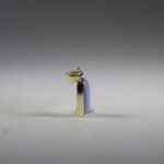 Owyhee Blauwe Opaal Hanger (gold plated)