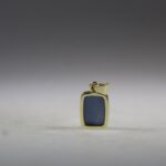 Owyhee Blauwe Opaal Hanger (gold plated)