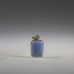 Owyhee Blauwe Opaal Hanger (gold plated)