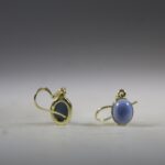 Owyhee Blauwe Opaal Hanger (gold plated)