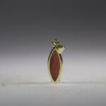 Rhodochrosiet Hanger (gold plated)