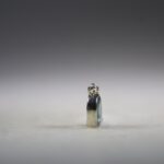 Aqua Kyaniet hanger (facet geslepen)