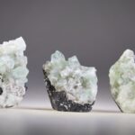 Apofylliet Aqua groene met witte Stilbiet