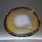 Agaatplak, natuurlijk, niet gekleurd