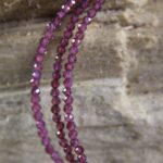 Granaat ketting 2 mm