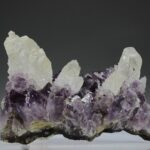 Amethist met Starburst Calciet