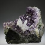 Amethist met Starburst Calciet