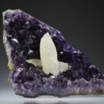 Amethist met Starburst Calciet