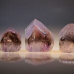 Amfiboolkwarts met Rook Amethistfantomen