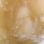 Apofylliet (Zeegroene) met Stilbiet en daarop Calciet kristalletjes (Realisatie)