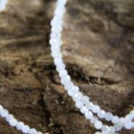 Aquamarijn ketting 2 mm