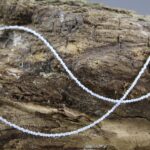 Aquamarijn ketting 2 mm