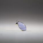 Blauwe Chalcedoon hanger